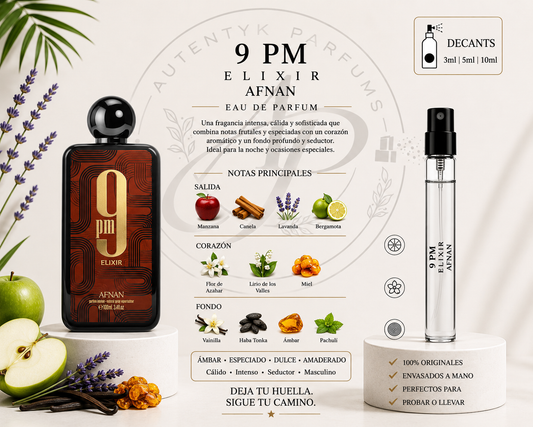 9 PM Elixir Parfum Intense - Afnan - decant