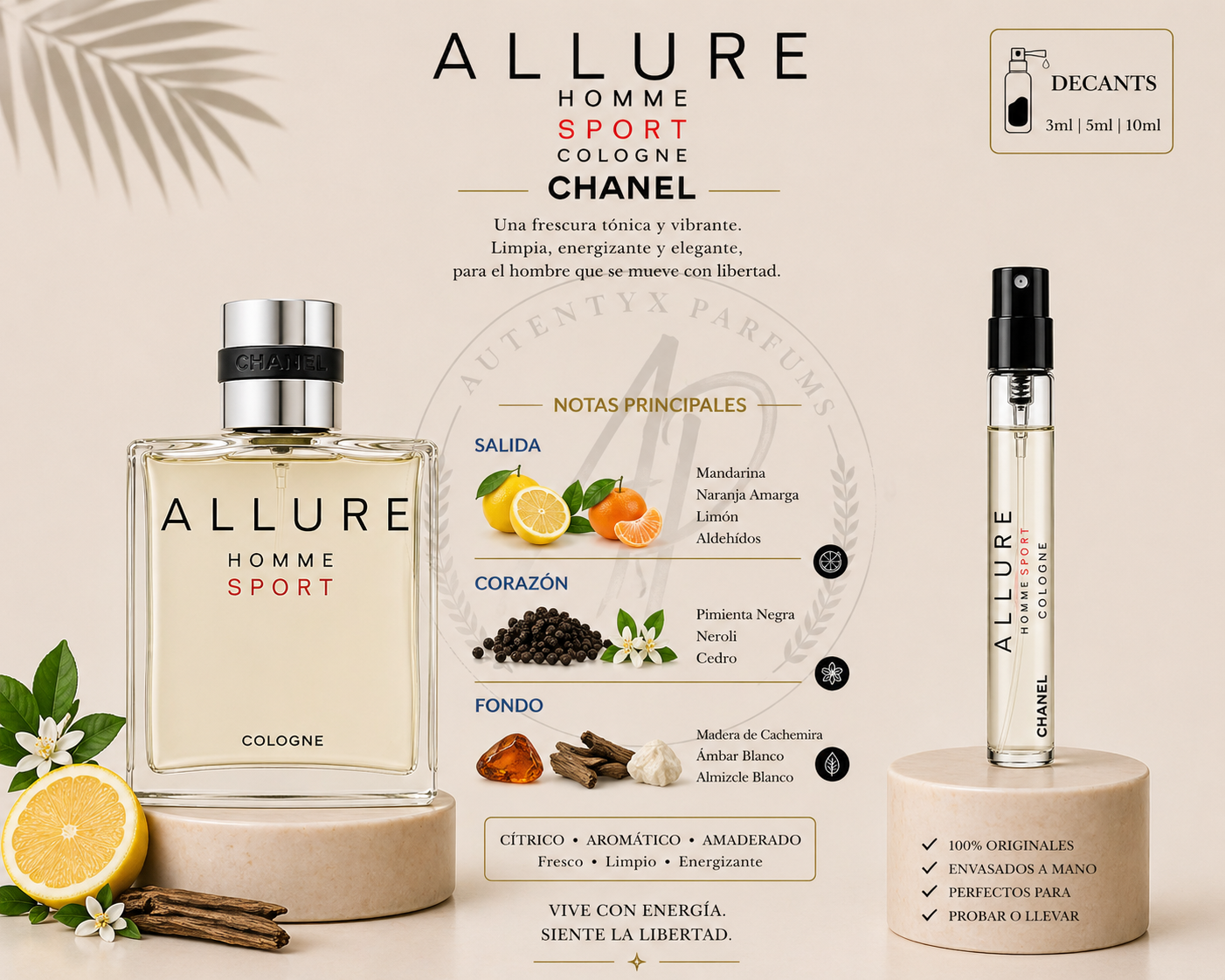 ALLURE Homme Sport cologne - CHANEL - decant
