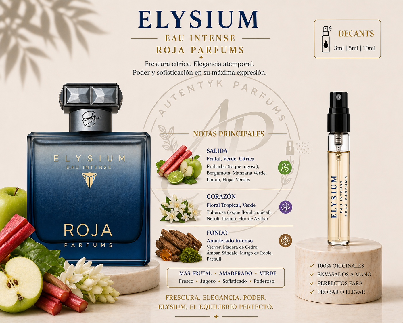 Elysium Eau Intense - Roja parfums - decant