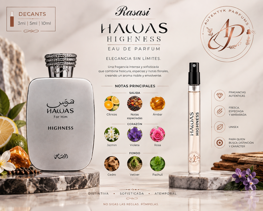 Hawas Highnees Edp - Rasasi - decant