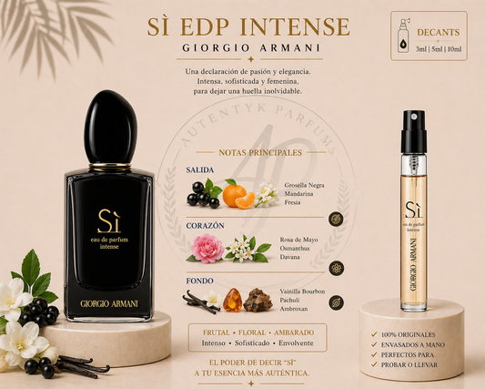 Sì edp Intense - Giorgio Armani - decant