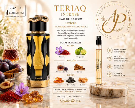 Teriaq Intense EDP - Lattafa - decant