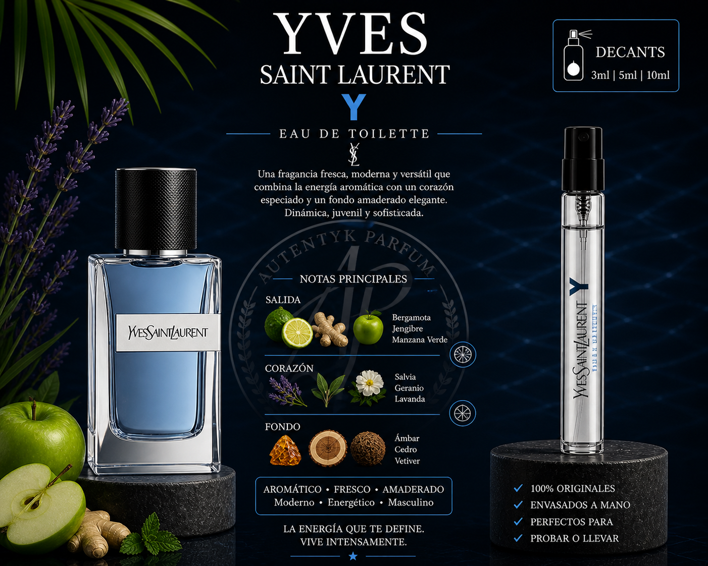 Y EDT - Yves Saint Laurent - decant