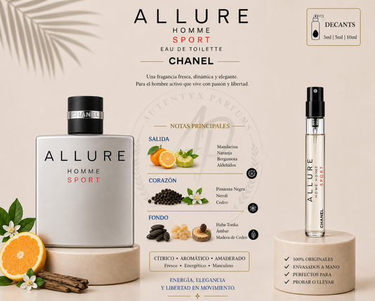 ALLURE Homme Sport Eau de Toilette - CHANEL - decant