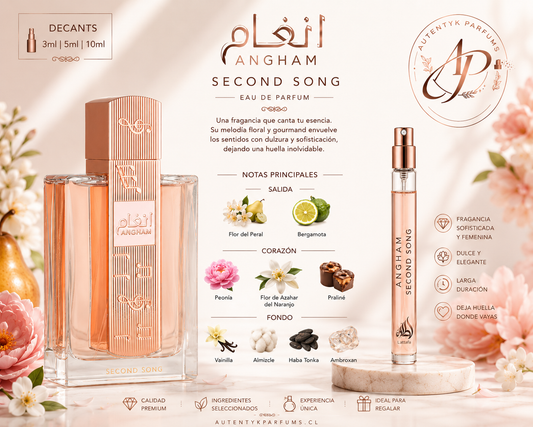 Angham Second song EDP - Lattafa - decant
