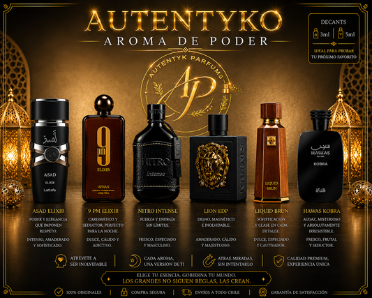 Pack Autentyko Aroma de Poder - decants