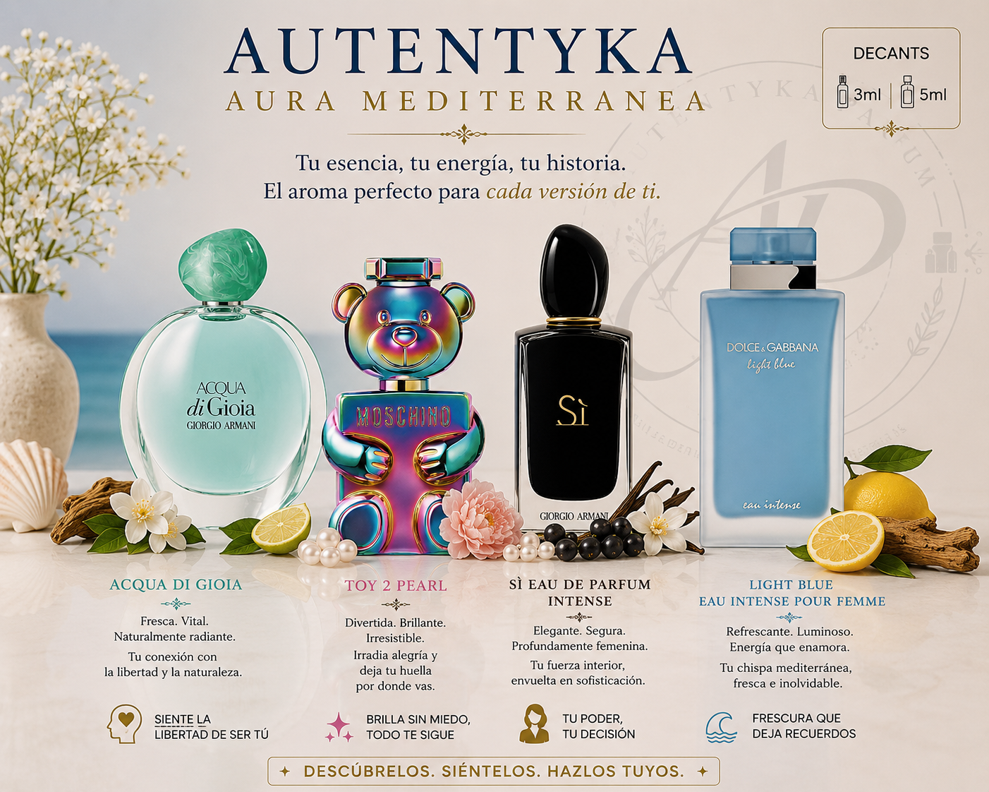 Pack Autentyka Aura Mediterranea - decants
