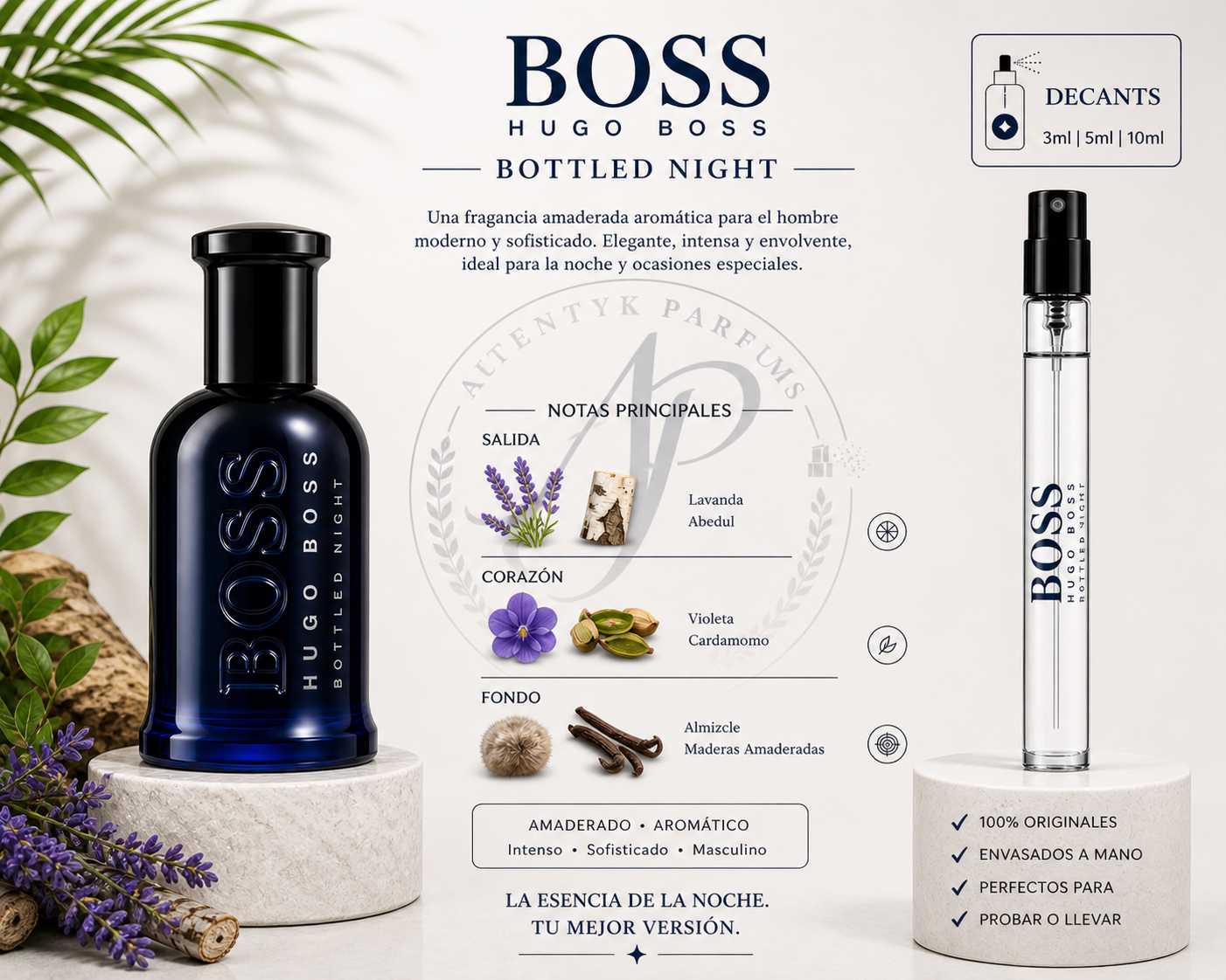 Boss Bottled Night EDT - Hugo Boss -  decant