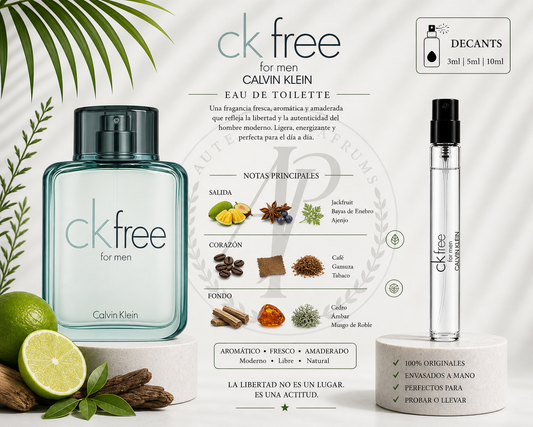 Ck free for men - Calvin Klein - decant