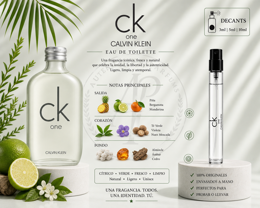 Ck One - Calvin Klein - decant