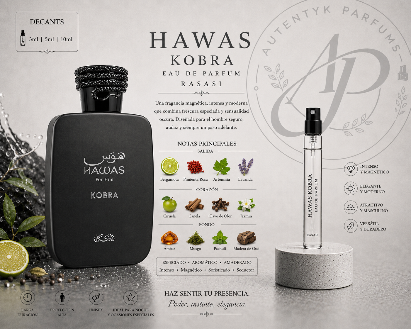 Hawas Kobra EDP - Rasasi - decant