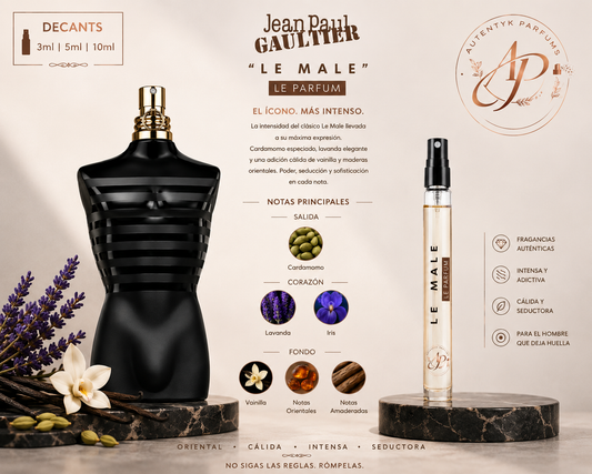 Le Male le Parfum Intense- JEAN PAUL GAULTIER - decant