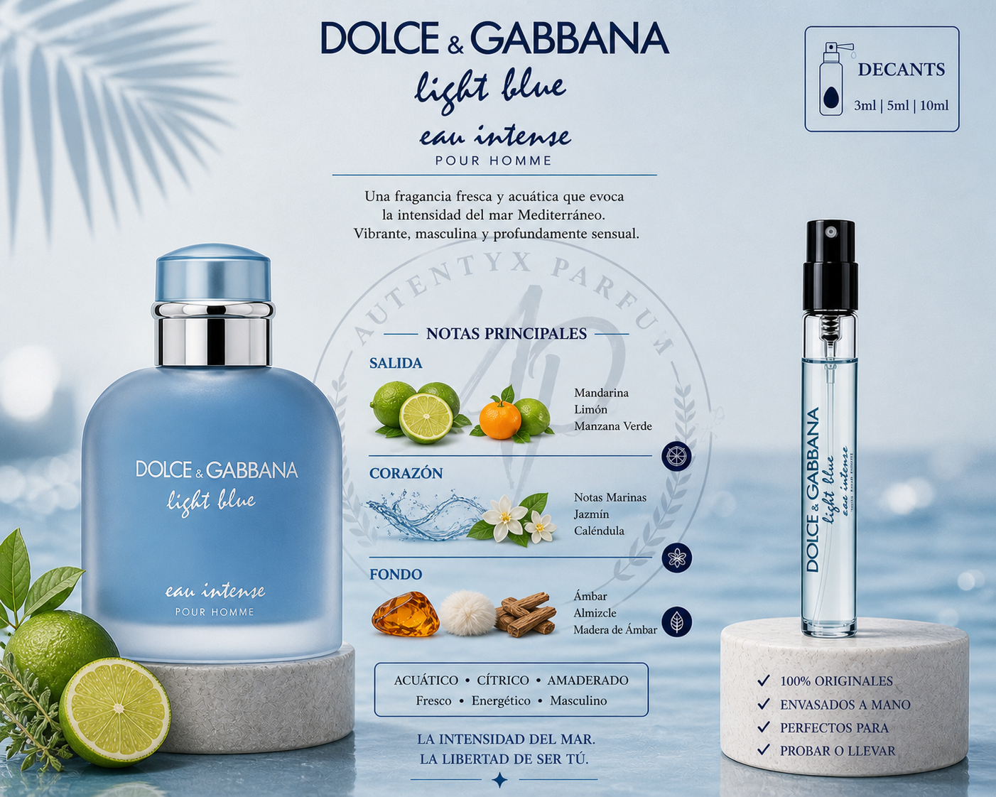 Light Blue eau intense pour homme - DOLCE & GABBANA - decant
