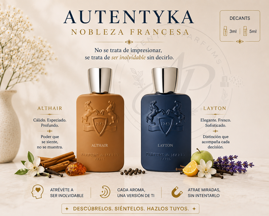 Pack Autentyka Nobleza Francesa - decants