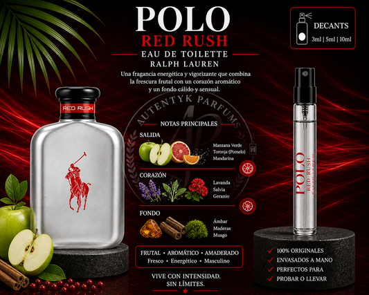 Polo Red Rush EDT- Ralph Lauren -  decant