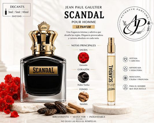 Scandal Pour Homme LE PARFUM EDP– JEAN PAUL GAULTIER - decant