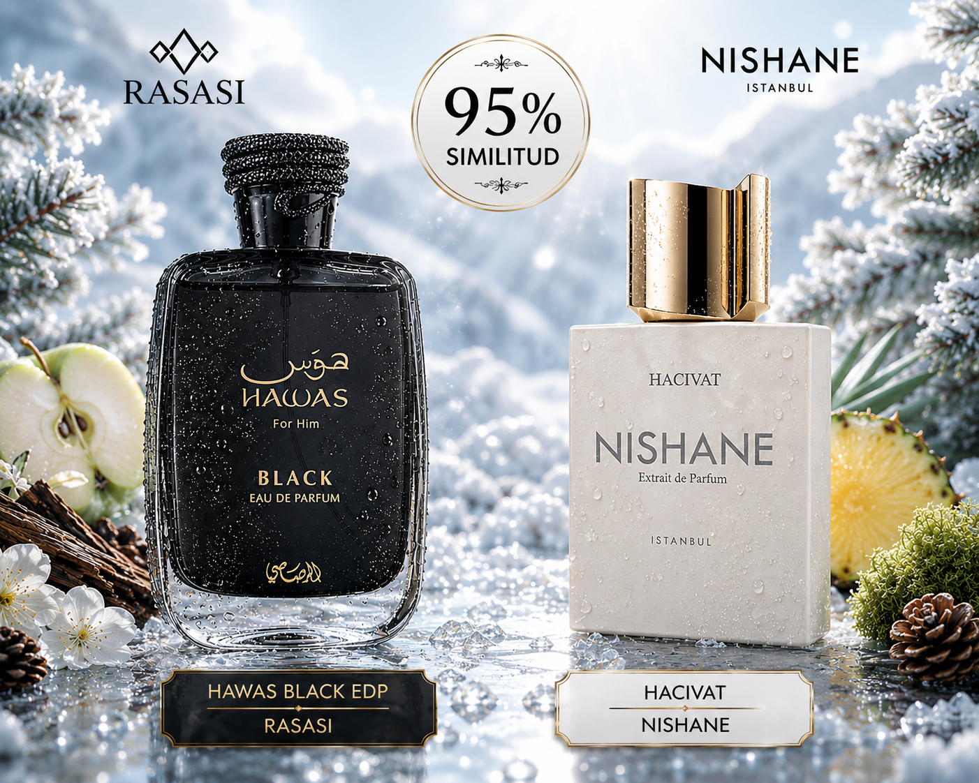 Hawas Black EDP - Rasasi - decant