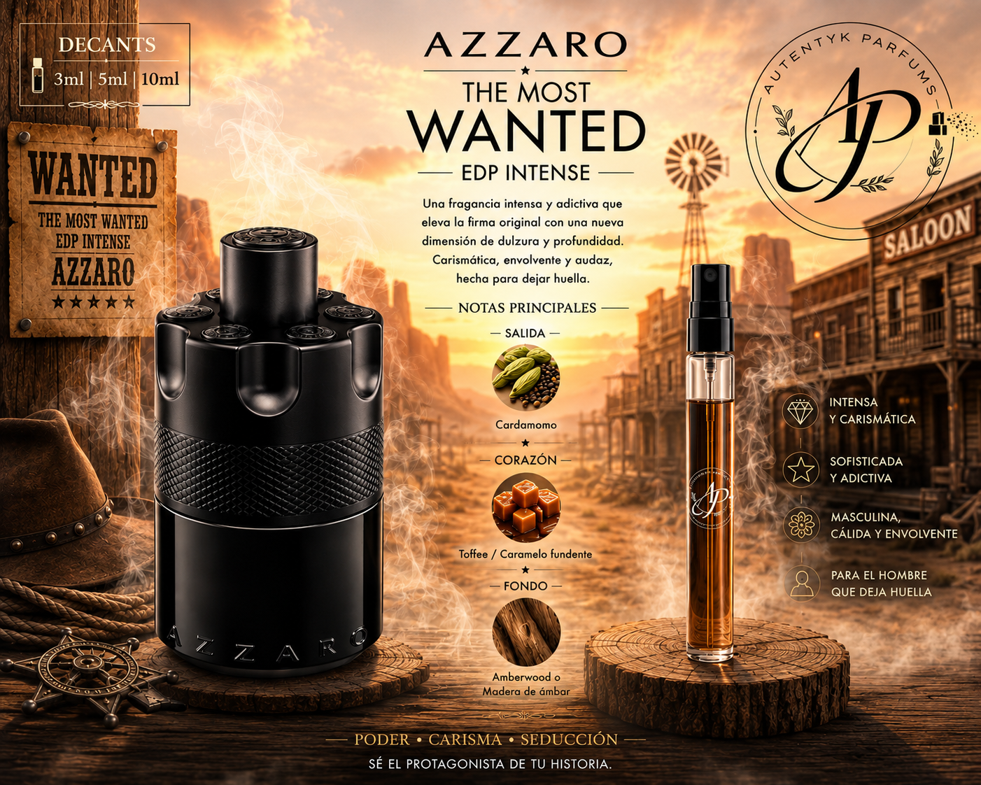 The Most Wanted EDP Intense - AZZARO - decant