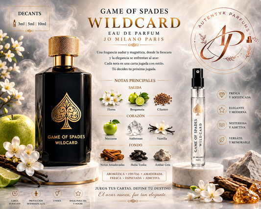 Game of Spades Wildcard - Jo Milano Paris - decant
